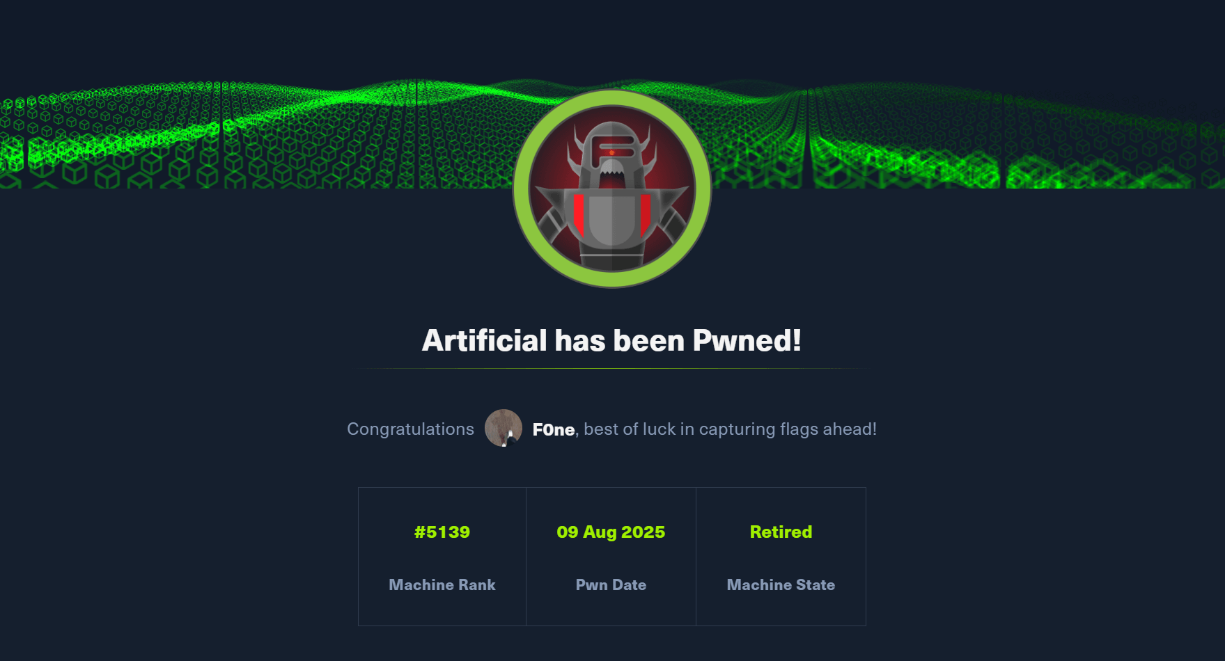 HackTheBox Artificial Write-up